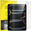 JETech Screen Protector for iPad Pro 11-Inch M5/M4 (2025/2024), 9H Tempered Glass Film, HD Clear, 2-Pack