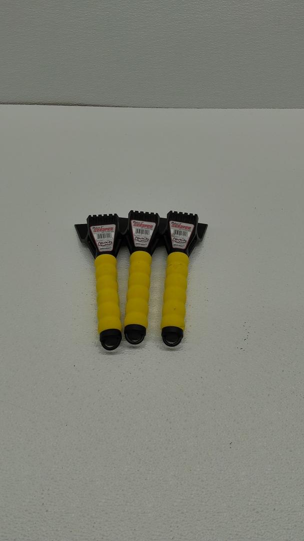 Bigfoot 9" Dual-Head Ice Sraper - Car Glovebox Size - Polyethylene 1702, 3 Pack