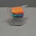 8Pack 6oz Stainless Steel Snack Containers and 2oz Salad Dressing Container To Go, Easy Open Leak Proof Metal Snack Containers With Silicone Lids, Reusable Lunch Box for Office, Picnic, Travel