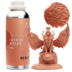 Chitu Systems Conjure Sculpt Resin,3D Printer Resin High-Detailed with Very Clear Detail Performance, Best-Resin for Miniatures and Display Pieces LCD 3D Printing(Beige,1000g) Chitu Systems Conjure Sculpt Resin,3D Printer Resin High-Detailed with Very Clear Detail Performance, Best-Resin for Miniatures and Display Pieces LCD 3D Printing(Beige,1000g)