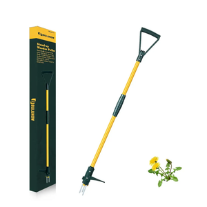 Weed Puller Tool, 50IN Long Handle 3 Claws Stand Up Weeder, Extra Thickened Stainless Steel Shaft Garden Weeding Tool,Remove the Roots of Thistles, Crabgrass, Dandelions, and Blackberries, etc.