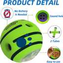 Interactive Puzzle Dog Treat Ball, Treat Dispensing Enrichment Dog Toys Ball, XL, 5.51 in (14 cm)