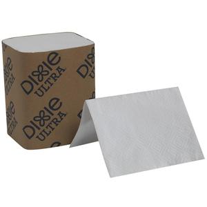 Dixie Ultra Interfold 2-Ply Paper Napkin Dispenser Refills By GP PRO, White, 6000 Count (250 Disposable Napkins Per Pack, 24 Packs Per Case), 32006