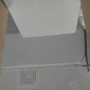 LOAAO 40X30 Inch Brushed Nickel Bathroom Mirror, Rounded Rectangle Silver Metal Frame Mirror, Brushed Nickel, Anti-Rust, Shatter Proof, Hangs Horizontally or Vertically