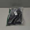 Mancro Dual Layers Medicine Organizer Bag, Pill Bottle Organizer Storage with Lockable Zipper, Medication Travel Bag for Pills, Vitamins, Medical Supplies for Home Storage, Black (Standard)