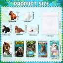 Fumete 25 Sets Vet Tech Gift Positive Emotional Resin Animal Support Motivation Pun Note Cards Employee Appreciation Bulk Customer Service Thank You Gift for Coworkers Teacher Staff Desk Pet