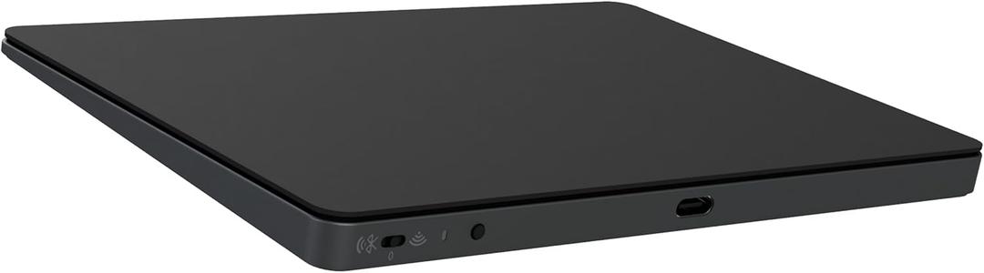 Wireless Trackpad, Tempered Glass Surface with Multi-Touch, Rechargeable Slim USB Windows Touchpad with High Precision Navigation for Windows8/ 10/11 Desktop/Laptop/Notebook Computer PC (Black)
