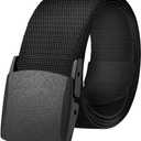TECEUM Tactical Belt  Heavy-Duty & Quick Release  Military, Work, Rigger, Duty & Utility Belt for Men (Buckle 2 - Black)