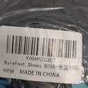 Barefoot Shoes Womens Mens Footwear for Walking Hiking with Wide Toe Box,Healthy & Non-Slip,Breathable Barefoot Vitality Water Shoes for Beach Pool Swim Outdoor (Unisex) (Black+blue) 37