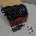 Ollny Christmas Lights, 210FT 640LED Color Changing Christmas Tree Lights with 11 Modes Remote Control, Outdoor Christmas Lights for Outside Indoor Patio Weddings Xmas Decorations (640 LED Dark Green Wire, Warm White & Multicolor)