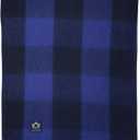 Arcturus Plaid Wool Blankets - 4.5lbs Warm, Heavy, Washable, Large | Great for Camping, Outdoors, Sporting Events, or Home (Blue Buffalo)