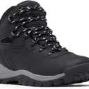 Columbia Women's Discontinued Newton Ridge Plus Hiking Boot (5, Black/Chalk)