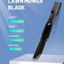 ACEBRI Mower Blades 54 '' Fit for John Deere M115496, GY20569, for John Deere 325, 335, 345, 355D, 425, 445, 455, F725, G100, LX288 Mower Blades 3Pack
