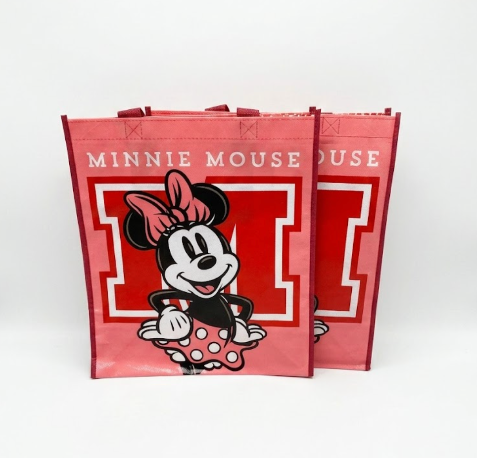 Disney Minnie Mouse Reusable Bags. 2Pack