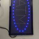 LED Neon ATM Open Sign with Animation  19x10 Inch Bright Light Up Window Sign for Stores, Gas Stations, and Retail  110/210V, Energy Efficient, Hanging Chain Included