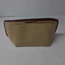 ZTUJO Purse Organizer Insert For Le Pliage, Compatible with Longchamp Le Pliage Shoulder Bag S/L, Top Handle S/MEnergy S/L, Xtra S, Longchamp Organizer Insert (Beige, Large)