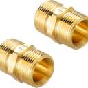 M MINGLE Pressure Washer Adapter, Metric M22 15mm Male Thread to M22 14mm Male Fitting, 4500 PSI, 2 Pack
