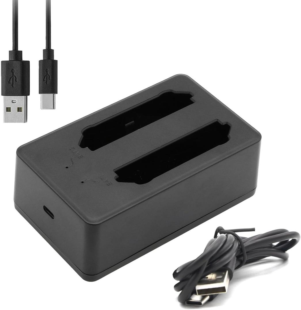 2 Slot Charger Compatble with TC77 TC70 TC75 TC70x TC700 TC72 TC700H TC700K 82-171249-01 82-171249-02 BTRY-TC70X-46MA1-01 BTRY-TC7X-46MA2 BT-000318