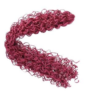 Blonde Crochet Box Braids Synthetic Hair Extensions Long Micro Box Braids Hair Bundles