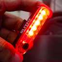 BLITZU USB-C Rechargeable Bike Tail Light 2 Pack, Bright Bicycle Rear Cycling Safety Flashlight Accessories for Night Riding, Cyborg 120T, 4 Light Modes for Adults Kids Men Women Road Mountain