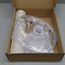 Beige Linen Tall Drum Lampshade, 10" Top x 10" Bottom x 13" High Lamp Shade, Lamp Shade Replacement for Table and Floor Lamps, Pendant Light, Handcrafted Lampshade, Easy Assembly