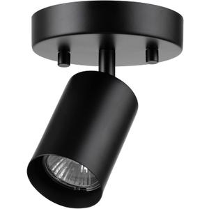 Globe Electric 57498 Pratt 1-Light Track Lighting Spotlight, Matte Black, Bulb Not Included