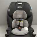 Graco Slimfit 3-in-1 Convertible Car Seat, Slim Car Seat with Space-Saving Design, Highback Booster Seat with 10-Position Headrest, Rear Facing and Forward Facing Carseat, Jarret, Manufactured date: 10-23-25