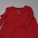Minetom Women's V Neck 3/4 Sleeve T Shirt Solid/Color Block Casual Basic Tops Summer Tees (Medium)