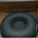 Large Cat Tunnel Bed for Indoor Cats with 3 Toys, Scratch Resistant Donut Cat Bed, Up to 30 Lbs (L 24x24x11, Dark Grey)