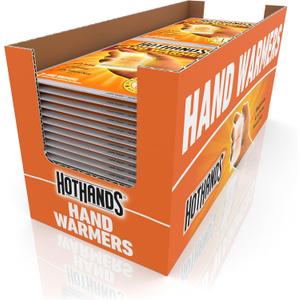 HotHands Hand Warmers - Long Lasting Safe Natural Odorless Air Activated Warmers - Up to 10 Hours of Heat - 40 Pair 