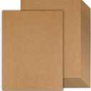 100 Sheets Kraft Paper Brown Cardstock 8.5 x 11, Goefun 80lb Card Stock Printer Paper for Invitations, Menus, Crafts, DIY Cards