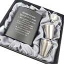 Godfather Gifts from Godchild, Godfather Gift, Will You be my Godparents Proposal, God Parents Presents Proposal, God Father's Present, Baptism, Hip Flask Engraved (Definition)