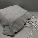 Microplush Grey Heated Blanket - King 90" x 100"