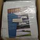 GUARD SHIELD Heavy Duty Tarp 30x30 Feet White Multi Purpose Thick Waterproof Poly Tarp Cover 10mil