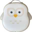 CoocooBaby Portable potty seat for toddler travel, Portable toilet for kids with Potty Liners, Travel Bag, Foldable Car Potty for Toddler (Owl)