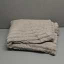 BEDELITE Fleece Throw Blanket for Couch - 300GSM Soft & Warm Fluffy Linen Blanket, Decorative and Giftable Striped Blankets for Women, Men, 50"x70"