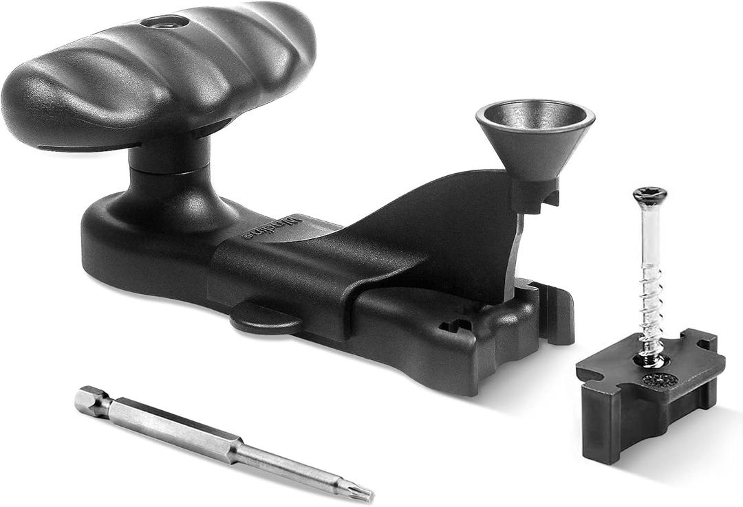 Hideaway Hidden Fastener Installation Tool, Compatible with Trex Hidden Fasteners, Installs Decking Boards with Hidden Fasteners in One Step, Includes Star Drive Bit. Fast & Efficient Installation Decking