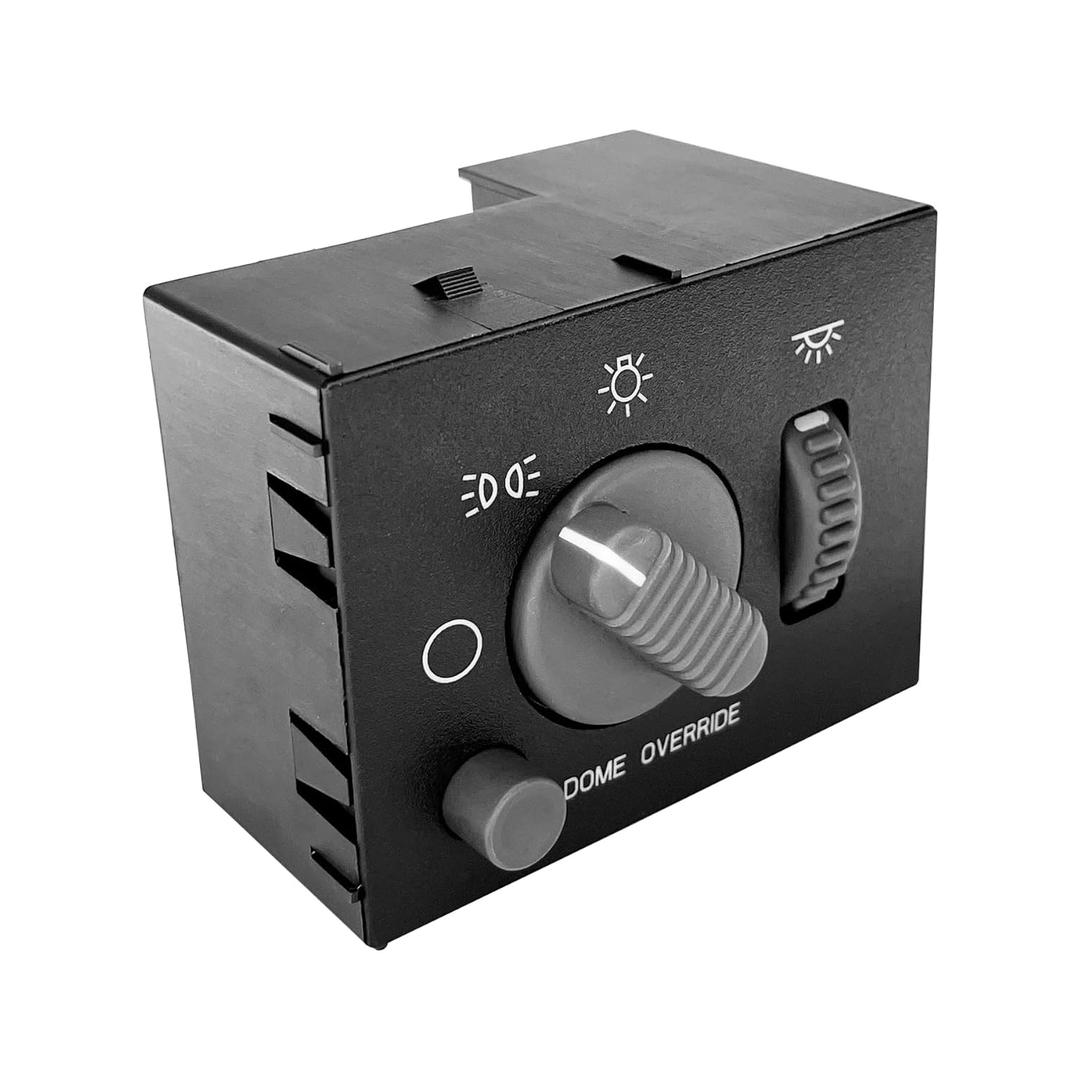 Headlight Switch Dimmer Switch Gray Knob | Replacement for 1999-2002 Chevy Avalanche, Silverado, Suburban, Tahoe & GMC Sierra, Yukon | Replaces# 15755595, D1534G, DS-968