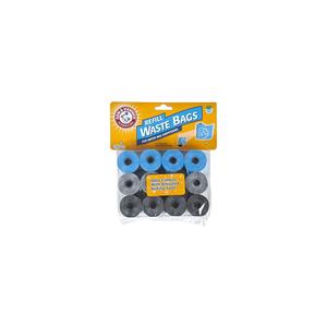 Arm & Hammer 71040 Disposable Waste Bag Refills, Assorted, 180