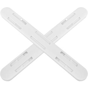 Luxshiny 2pcs Heavy Duty Slides for Baskets and Bins Adhesive Pull Out Rail for Kitchen and Closet Organization Easy to Install Suitable for Cabinets