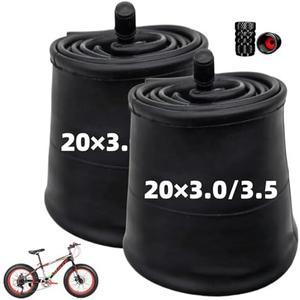 20x4.0 Fat Tubes 20x3.0/3.5 Fat Tire Tube 20x3.5/4.0 Bike Tube 20x4.0/4.5 Heavy Duty Tire Tubes for 20” Electric Bike Fat Beach Bike 1Pack 