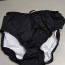 Adult Special Needs Reusable Swim Diapers Waterproof Leakproof Cloth Diaper Cover for Incontinence Unisex Black S