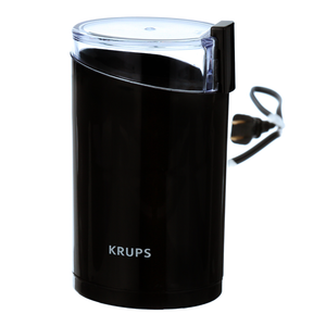 KRUPS Fast Touch Electric Coffee and Spice Grinder With Stainless Steel Blades, Black