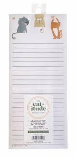 to-do Cat Itude Magnetic Notepad