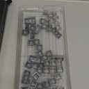 XVX PBT Keycaps - Side Printed Keycaps 60 65 75 100 Percent, Double Shot Shine Through Custom Key caps, Gradient Gray 136 Keys Set, OEM Profile, Minimalist Style for Cherry Gateron MX Switche Keyboard