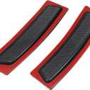 X AUTOHAUX Pair 63147295541 63147295542 Front Bumper Reflector Side Marker for BMW 320i 340i M3 2016-2018 Replace Original Reflector Smoky Black