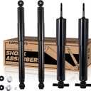Front and Rear Shock Absorbers Complete Struts Assembly Compatible for 1999-2006 Chevy GMC Silverado Sierra 1500, w/o Electronic Suspension, RWD Replacement 37150 32326 4Pcs