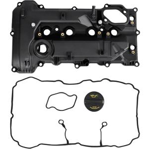 XIMAKA 224102E210 Engine Valve Cover with Gasket, Cap Compatible with 2014-2016 Elantra, 2014-2020 Elantra GT, 2014-2020 Tucson, Kia 2014-2018 Forte Forte5, 2014-2016 Forte Koup, 2014-2019 Soul, 2.0L