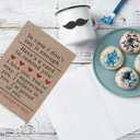 4 x Sweet Fathers Day Cards Gifts for Boyfriend Husband, Happy Father's Day Cards Gifts from Wife Girlfriend, Wonderful Father's Day Card to My Favorite Father, Love Card