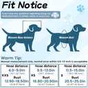 Adjustable Blind Dog Halo Collar, Protective Navigation Aid with Protective Ring Collar for Visually Impaired Dogs (XS fits 16.80"-20.90")
